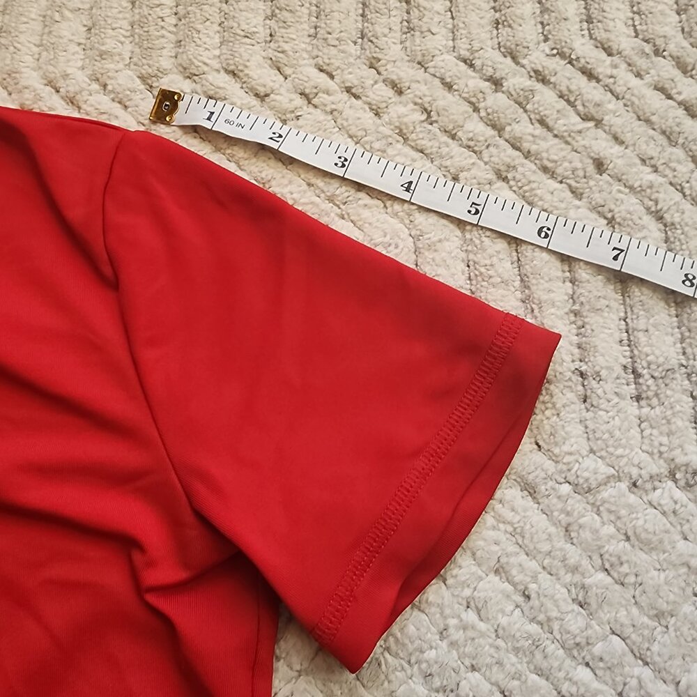 Cat & Jack Girls Red Short‑Sleeve Shirt – Youth Size 8/10 - Picture 10 of 14